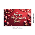 thumbnail image 3 of Valentine's Day Party Decoration Banner Heart Design Backdrop Event Photo Props Love Celebration Romance Gift Box Background, 3 of 4