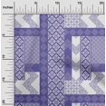 thumbnail image 2 of oneOone Cotton Cambric Violet Fabric Block Fabric For Sewing Printed Craft Fabric By The Yard 56 Inch Wide, 2 of 5