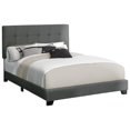 thumbnail image 1 of Monarch Specialties Bed, Bedroom, Frame Only, Queen Size, Upholstered, Dark Grey Boucle, Transitional, 1 of 3