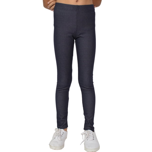 Stretch Is Comfort Girl's Cotton Leggings | Child Size 4 -14