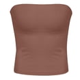 thumbnail image 4 of Weiqiqre Spring+Tops+for+Women Strapless Crop Tops Basic Backless Sleeveless Bandeau Going Out Cute 2025 Summer Clothes, 4 of 4