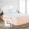 thumbnail image 1 of SGI Bedding 9 Inch Wrap Around Bed Skirt | Microfiber Bed Skirt | Fade Resistant, Wrinkle Free, Anti-static, Decorative, Extra Storage Space, Clutter-Free | Twin, Peach, 1 of 6