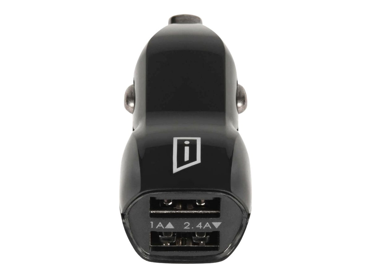 Targus Dual USB Car Charger - Car power adapter - 17 Watt - 3.4 A - 2 output connectors (USB) - black