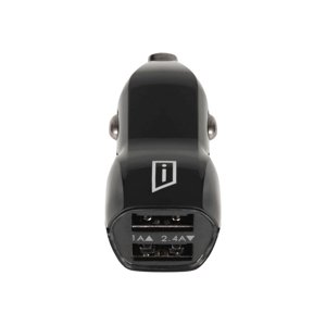 Targus Dual USB Car Charger - Car power adapter - 17 Watt - 3.4 A - 2 output connectors (USB) - black