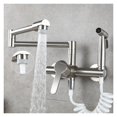 thumbnail image 2 of Brass Pot Filler Folding Faucet With Side Sprayer, Kitchen Sink Faucet With Swing Arm And Double Function Joint ,Easy to Install, 2 of 7