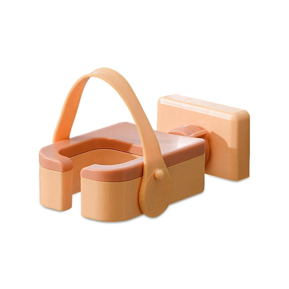 VONKY Support de Séchoir à Cheveux Réglable à 180° Pliable, Support de Souffleur d'Air Mural, Organisateur de Souffleur de Cheveux en Plastique, Jaune