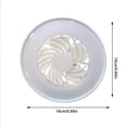 thumbnail image 3 of Kbndieu Ceiling Fan 85-265V Usable E27 Screw Fan Light Ceiling Fan with Lights Enclosed Low Fan Light Ceiling Light with Fan Hidden Electric Fan Delier Intelligent Dimmin Lighting & Ceiling, 3 of 8