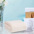thumbnail image 4 of Suncoda Washclo, Solid Color Pineapple Reseau High Density Fleece Marginal Bath Towel Adult Solid Color Enlarged Bath Towel Thickened Marginal Towel 35X75Cm, 4 of 4