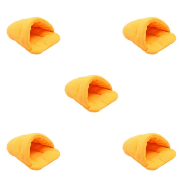Maytalsory Lit pour Animaux Universel Adapté à Toutes les Races Doux et Confortable Grand Application Orange TP, 5Ensemble