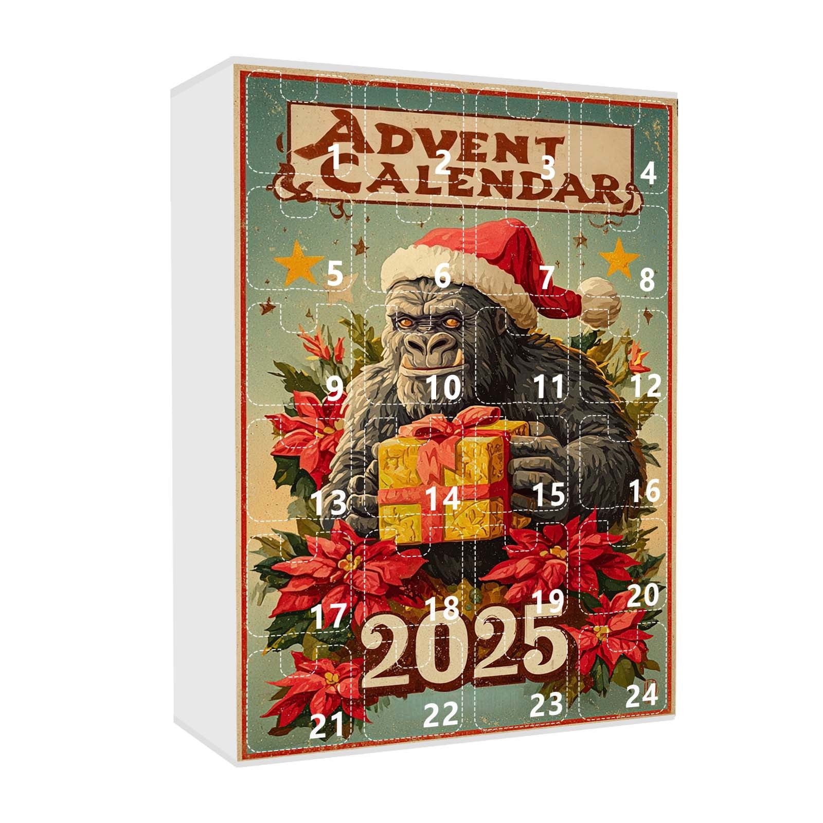 Yhmxh Christmas Decorations 2025 Christmas Countdown Calendar Featuring ...