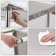 thumbnail image 4 of BeesClover Table en Acier Inoxydable pour Préparation et Travail avec Dosseret, Table de Cuisine Robuste avec Tablette et Pied Réglables pour Restaurant, Maison et Hôtel, 4 of 7