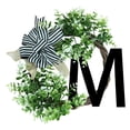 thumbnail image 1 of Wreath 1 Unique Last Name Year Round Front Door Wreath With Bow Welcome Sign Garland 26 Letters Farmhouse Wreath For Front Door Spring All Seasons Outside Hanger, 1 of 3
