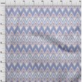 thumbnail image 3 of oneOone Polyester Lycra Fabric Chevron Ikat Print Sewing Fabric BTY 56 Inch Wide, 3 of 4