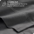 thumbnail image 2 of Bare Home Flannel Sheet Set - 100% Cotton - Deep Pocket - Twin, Gray, 3-Pieces, 2 of 7