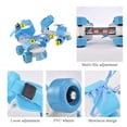 thumbnail image 4 of Romacci Patins à Roulettes à Taille Ajustable Patins à Double Rangée Chaussures de Patinage Patins à Double Roues pour Débutants Filles Garçons, 4 of 7