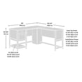 thumbnail image 3 of Sauder La Collection Edge Water Bureau en L, 3 of 9
