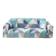 thumbnail image 3 of Bowayaoa Printed Stretch Sofa Cover for Loveseat, Elastic Washable Furniture Protector with Modern Pattern, Soft Polyester Slipcover for Living Room Decor, 3 of 10