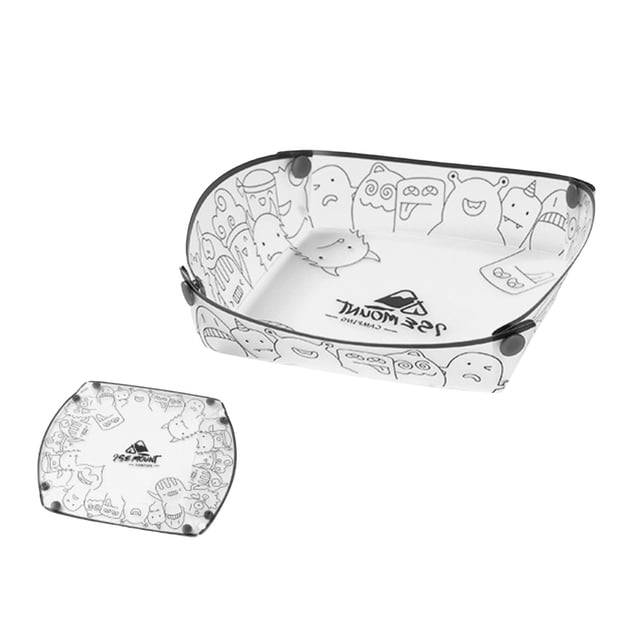 Tableware Camping Bowl for Outdoor Use - Portable Food Grade Folding Plate Lightweight Heat- Tableware for Hiking Picnic and Cooking