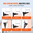 thumbnail image 3 of VEVOR Ladder Levler 380lbs Load PP Leveling Tool with Storage for Uneven Ground, 3 of 9