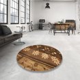 thumbnail image 4 of Ahgly Company Machine Washable Indoor Rectangle Transitional Orange Area Rugs, 2' x 3', 4 of 7