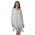 thumbnail image 1 of Moomaya Tuniques à Manches Longues pour Femmes Robes Imprimées à Manches Longues Filles, 1 of 4