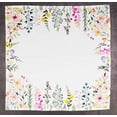 thumbnail image 2 of Vargottam Collection de Luxe Linge de Table Décor Serviette en Coton Tissu Imprimé Serviettes Réutilisables Ensemble de 12, 20 X 20 - Fleurs de Printemps, 2 of 6