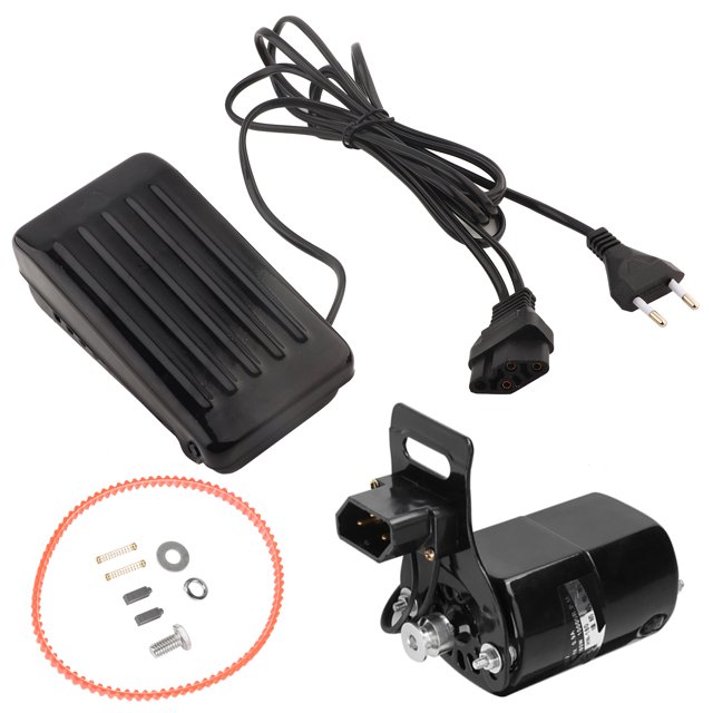 Convenient Sewing Machine Motor, Foot Controller, Light Weight Foot Control Pedal, Foot Pedal With Carbon Brush Belt Large Starting For Household For Domestic
