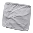 thumbnail image 3 of High Stretch Velvet Square Ottoman Cover Elastic Bottom for Living Room Washable Light Gray, 3 of 8