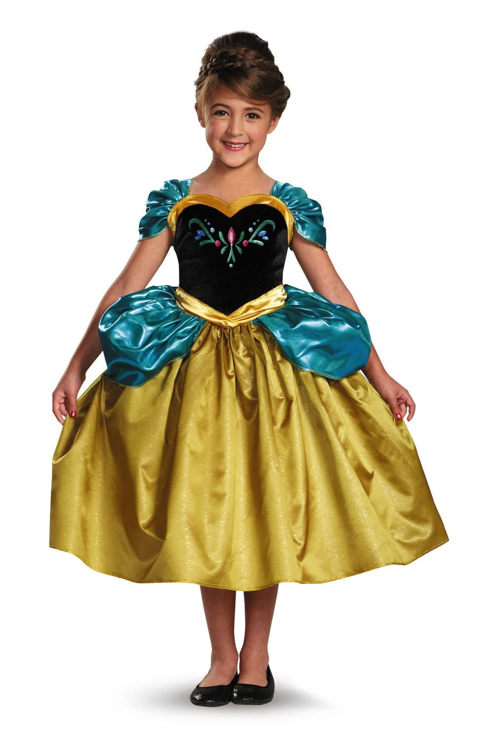 princess anna dress walmart Disney Store Frozen Anna Princess Coronation Costume Dress Girls Size 3 Toddler