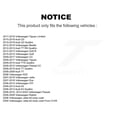 thumbnail image 2 of TOR Front Rear Suspension Stabilizer Bar Link Kit for Car Volkswagen Jetta Tiguan Passat Audi Golf Beetle Rabbit GTI Q3 Eos Quattro CC A3 TT R TTS R32 RS Limited Left Right Driver Passenger KTR-102102, 2 of 2