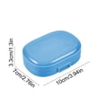 thumbnail image 3 of Kadlawus Mini Weekly Organizer Box 7 Grids for Travel, MoistureProof Pill Storage Container, Portable Case with Removable Compartments, Small Pill Box for Vitamins, Supplements, 3 of 6