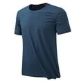 thumbnail image 1 of Birdeem Chemises pour Hommes T-Shirt d'Été Uni Décontracté à Manches Courtes Col Rond, 1 of 10