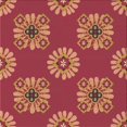 thumbnail image 1 of Ahgly Company Machine Washable Indoor Square Transitional Crimson Red Area Rugs, 5' Square, 1 of 7