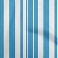 thumbnail image 1 of oneOone Velvet Medium Blue Fabric Stripes Craft Projects Decor Fabric Printed By The Yard 58 Inch Wide, 1 of 4