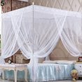 thumbnail image 2 of CHOK Cozy Pink Square Bed Canopy for Girls  Romantic Mosquito Net, 2 of 5