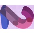 thumbnail image 1 of Ahgly Tapis Rectangulaire Lavable en Machine Intérieur Transitionnel Lilas Violet Vif, 8 Pieds x 10 Pieds, 1 of 7
