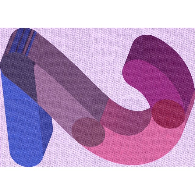 Ahgly Tapis Rectangulaire Lavable en Machine Intérieur Transitionnel Lilas Violet Vif, 8 Pieds x 10 Pieds