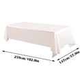thumbnail image 2 of Solid Color Table Cloth For Dining Restaurant Party Banquet Event Durable Polyester Fabric Table Cover Washable And For Elegant Dining Environments, 2 of 6