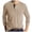 Beige, variant on Hiiyo Men's Long Sleeve Henley T-Shirt Solid Color Pocket T Shirt Undershirt, Purple