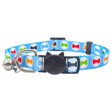 TIMIFIS Cat Collars Printed Cat Collar Elizabeth Cat Collar Safety Buckle Hanging Cat Accessories Cat Collar PersonalizedFall