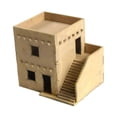thumbnail image 2 of 1/72 Miniature Wooden House Dismountable DIY Painting Architectural Scene Layout B, 2 of 9