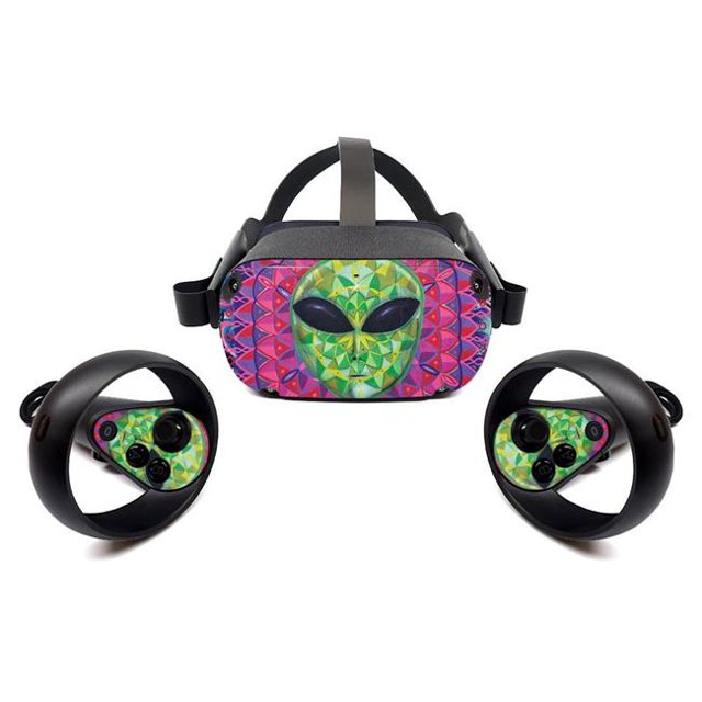 MightySkins OCQU-Geometric Alien Skin for Oculus Quest - Geometric Alien