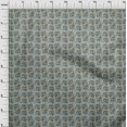 thumbnail image 3 of oneOone Tissu Polyester Lycra Imprimé Floral & Paisley au Mètre 56 Pouces de Large, 3 of 4