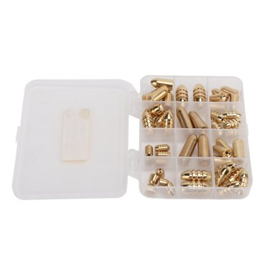 Fishing Sinkers Kit, Brass Fishing Tackle Sinkers Carolina Rig Texas Rig Portable For Freshwater Fishing For Saltwater Fishing