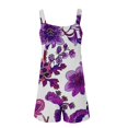 thumbnail image 4 of Pisexur Combinaison Décontractée Plus de Taille Femmes Summer Floral Sans Manches Moulante Sangle Spaghetti Réglable Extensible Shorts une Pièce avec Poches S-3XL, 4 of 5