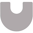 thumbnail image 2 of Mobile 60''W x 66''L Horseshoe Grey Thermal Laminate Activity Table - Standard Height Adjustable Legs, 2 of 3