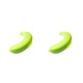 thumbnail image 4 of Shengyu Banana Storage Box Lovely Anti-extrusion Multifunctional Case Holder Takeaway Anti-squeezing Fresh-keeping Protector Green 2Set, 4 of 6