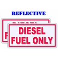 thumbnail image 1 of Pair | Reflective Diesel Fuel Only Red Vehicle Sticker Decal | Fleet Truck Decal Sticker| Fire Truck | Construction Sites Sticker Lable Decal |Fuel Container Lable | 2.5" x 5" Each, 1 of 2