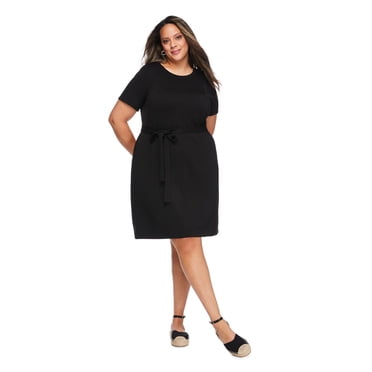 Robe à ceinture nouée Lane Bryant Plus pour femmes