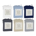 thumbnail image 3 of Cotton House - Ensemble de Draps en Microfibre Infroissable, Format Jumeau, Gris Foncé, 3 of 3
